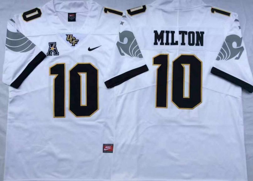 Men UCF Knights #10 Milton White 2025 Nike Limited NCAA Jersey->more ncaa teams->NCAA Jersey